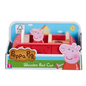 Peppa Pig Wooden Red Car