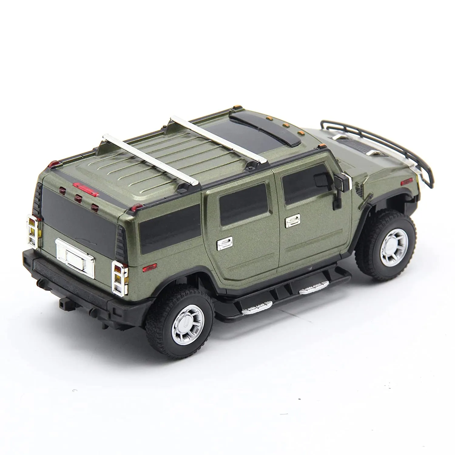 Playzu R/C 1:24 Scale Army Vehicle, Green - Remote Control Car for Kids Ages 6 