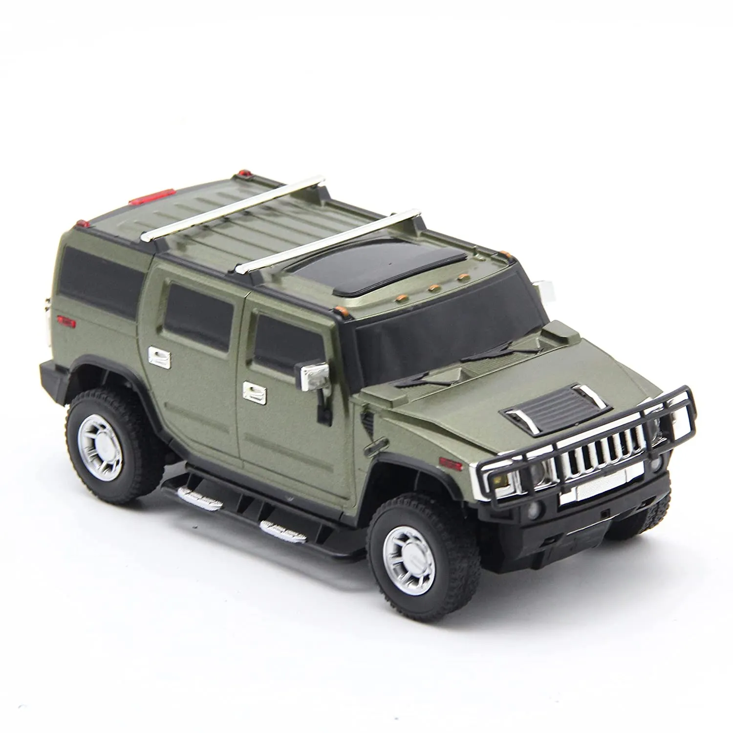 Playzu R/C 1:24 Scale Army Vehicle, Green - Remote Control Car for Kids Ages 6 