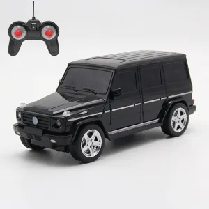 Playzu R/C 1:24 Scale SUV Vehicle, Black - Remote Control Car for Kids Ages 6 