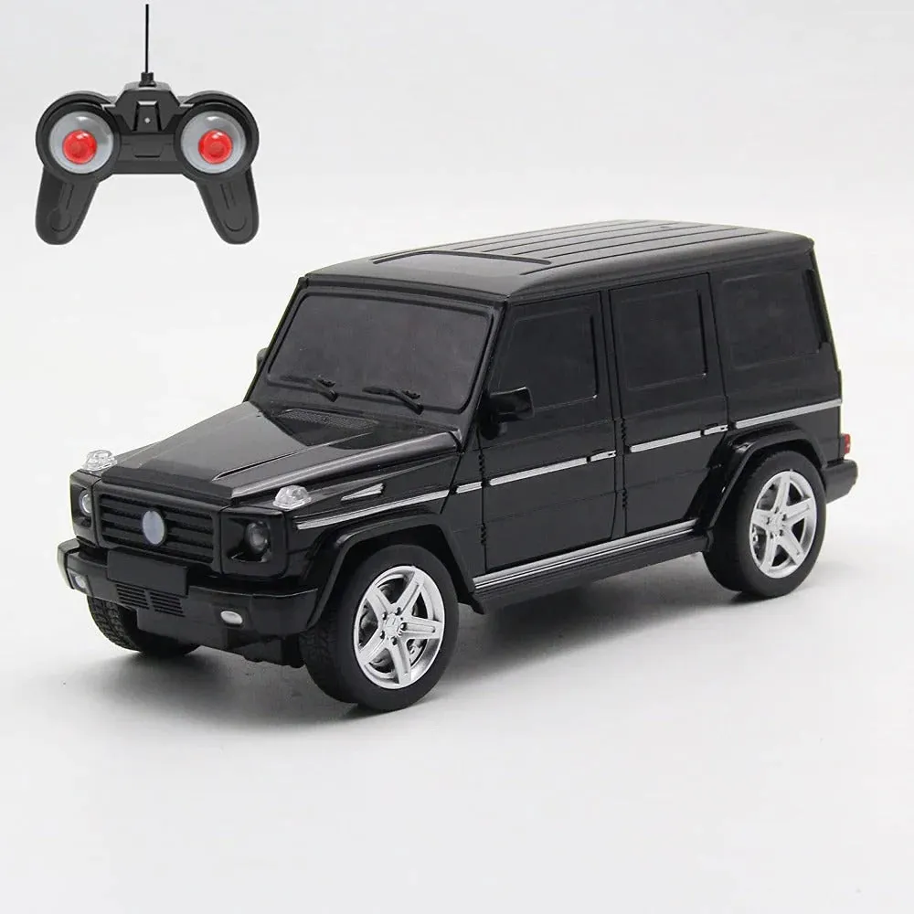 Playzu R/C 1:24 Scale SUV Vehicle, Black - Remote Control Car for Kids Ages 6 