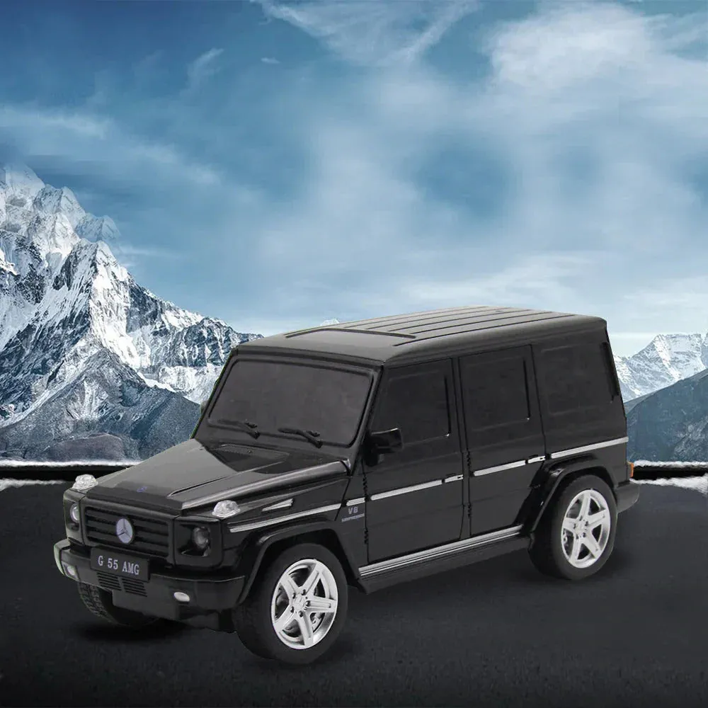 Playzu R/C 1:24 Scale SUV Vehicle, Black - Remote Control Car for Kids Ages 6 