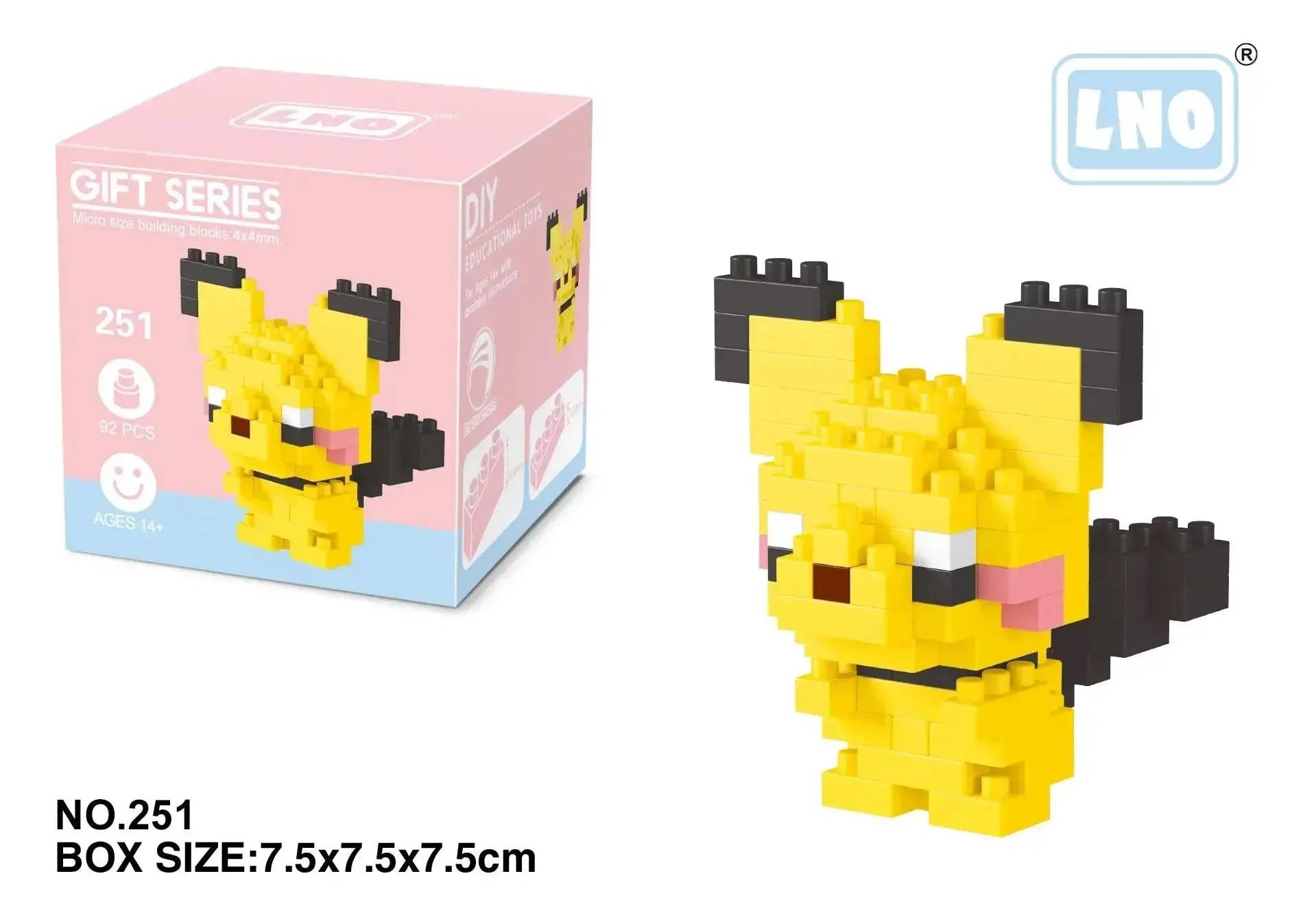 Pokemon Small Blocks Nanoblocks, featuring models of Charizard, Kyogre, Groudon, and Rayquaza, are educational and visually engaging toys, ideal for children's birthday presents.