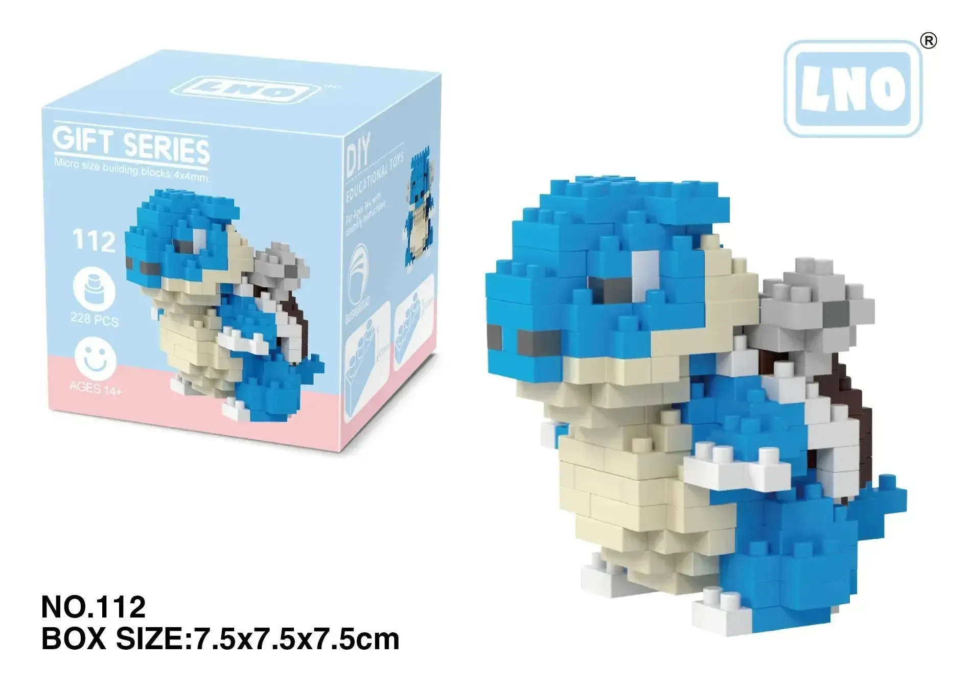 Pokemon Small Blocks Nanoblocks, featuring models of Charizard, Kyogre, Groudon, and Rayquaza, are educational and visually engaging toys, ideal for children's birthday presents.