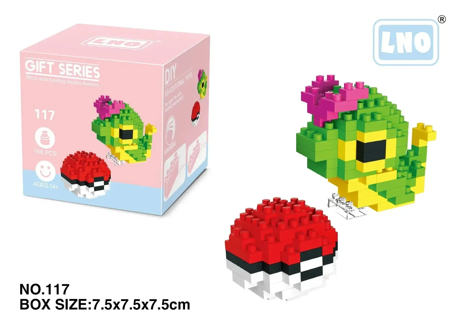Pokemon Small Blocks Nanoblocks, featuring models of Charizard, Kyogre, Groudon, and Rayquaza, are educational and visually engaging toys, ideal for children's birthday presents.