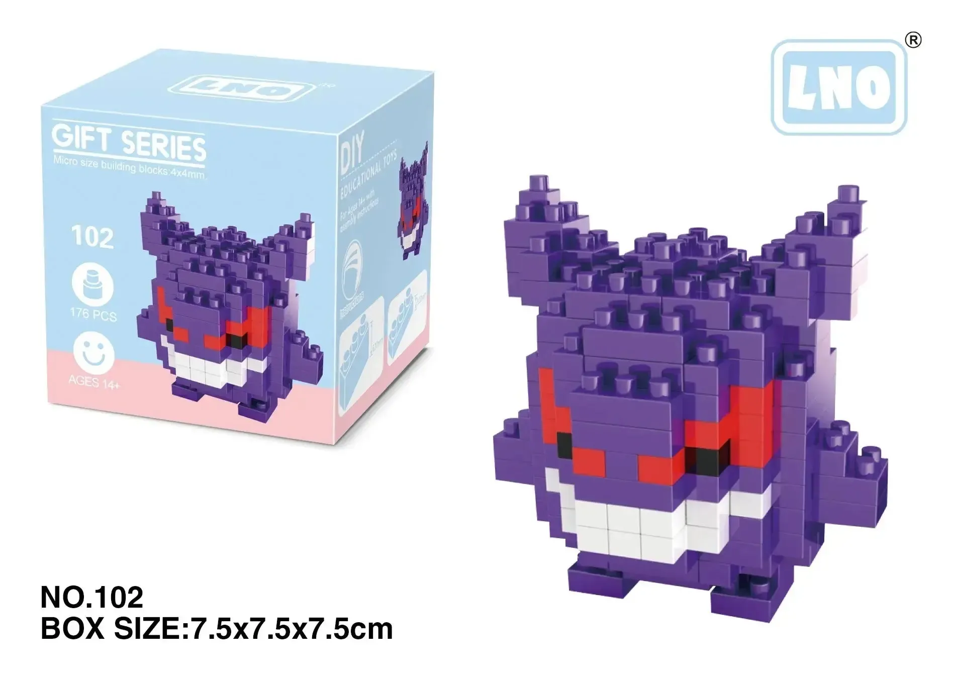 Pokemon Small Blocks Nanoblocks, featuring models of Charizard, Kyogre, Groudon, and Rayquaza, are educational and visually engaging toys, ideal for children's birthday presents.