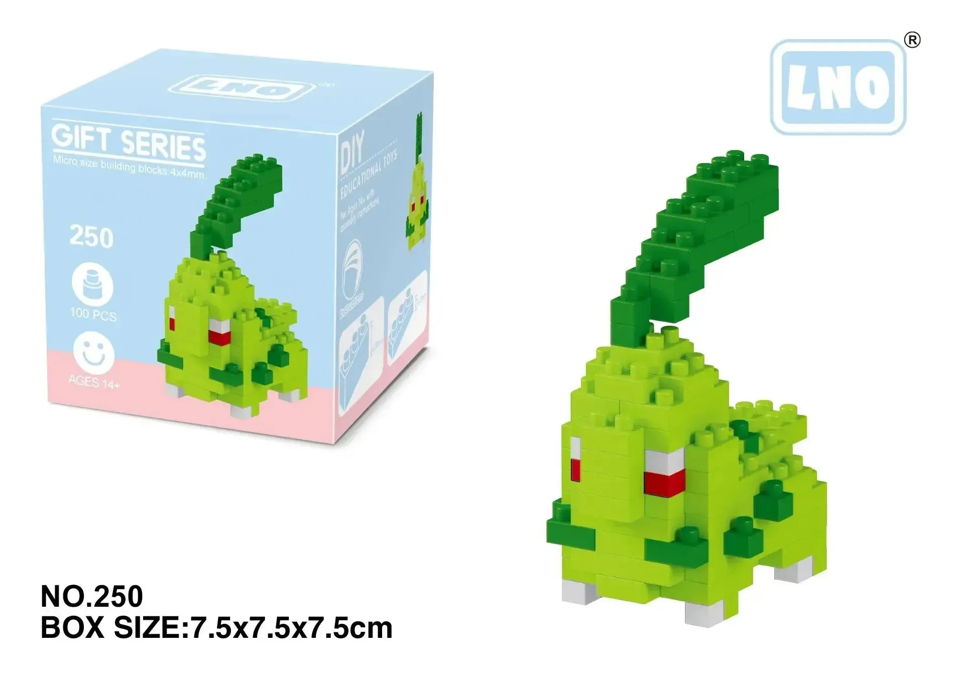 Pokemon Small Blocks Nanoblocks, featuring models of Charizard, Kyogre, Groudon, and Rayquaza, are educational and visually engaging toys, ideal for children's birthday presents.