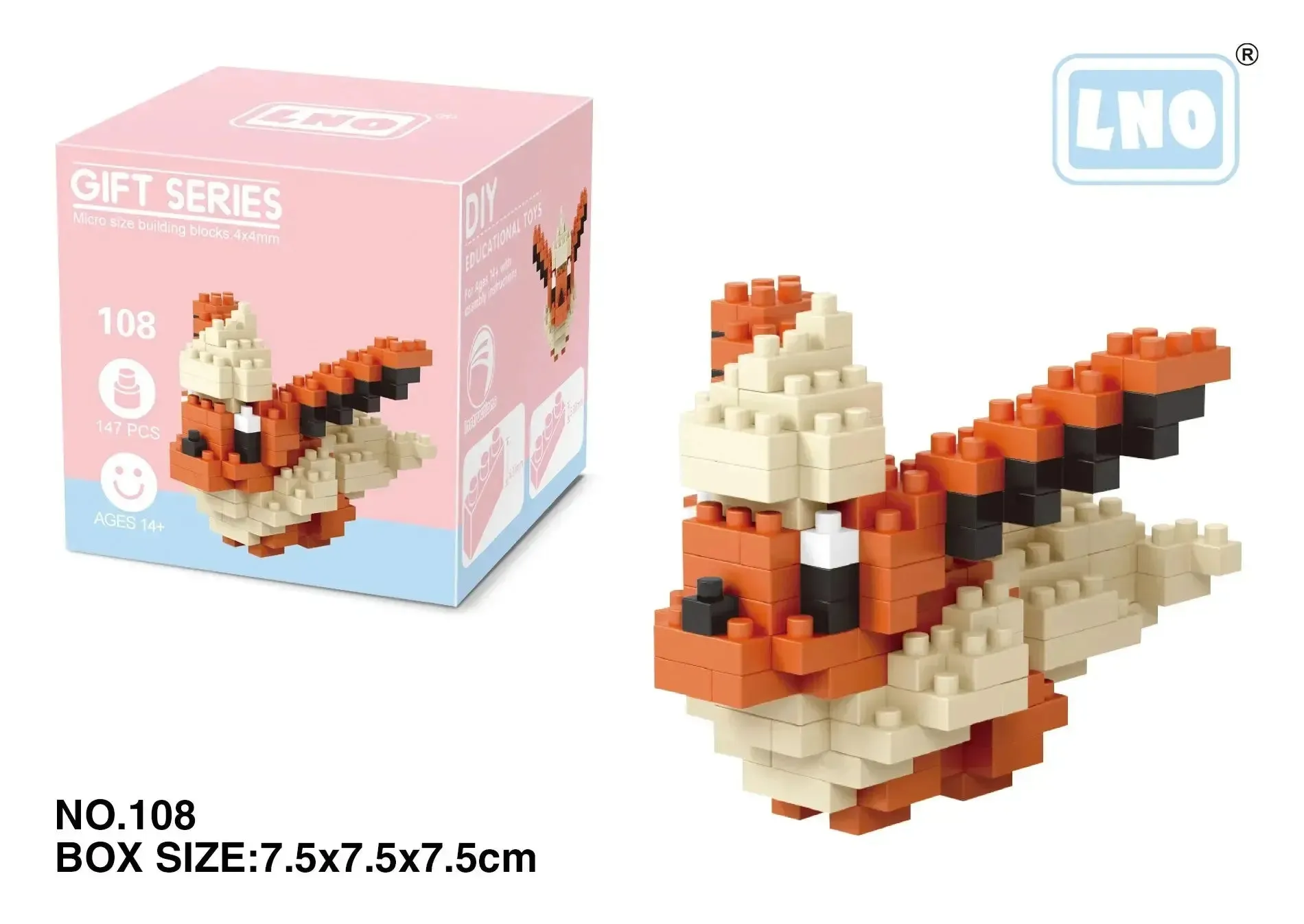 Pokemon Small Blocks Nanoblocks, featuring models of Charizard, Kyogre, Groudon, and Rayquaza, are educational and visually engaging toys, ideal for children's birthday presents.