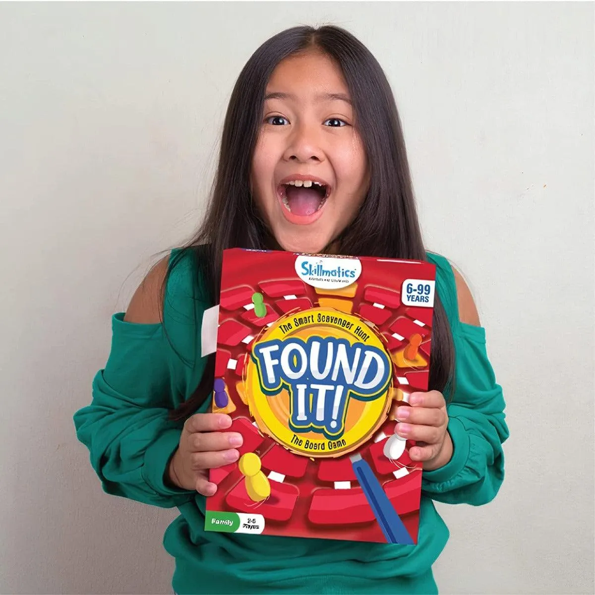 Skillmatics Found It! - Smart Scavenger Hunt Board Game for Ages 6 and Up