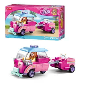 Sluban Girls Dream-Pet Car Building Blocks For Ages 6 