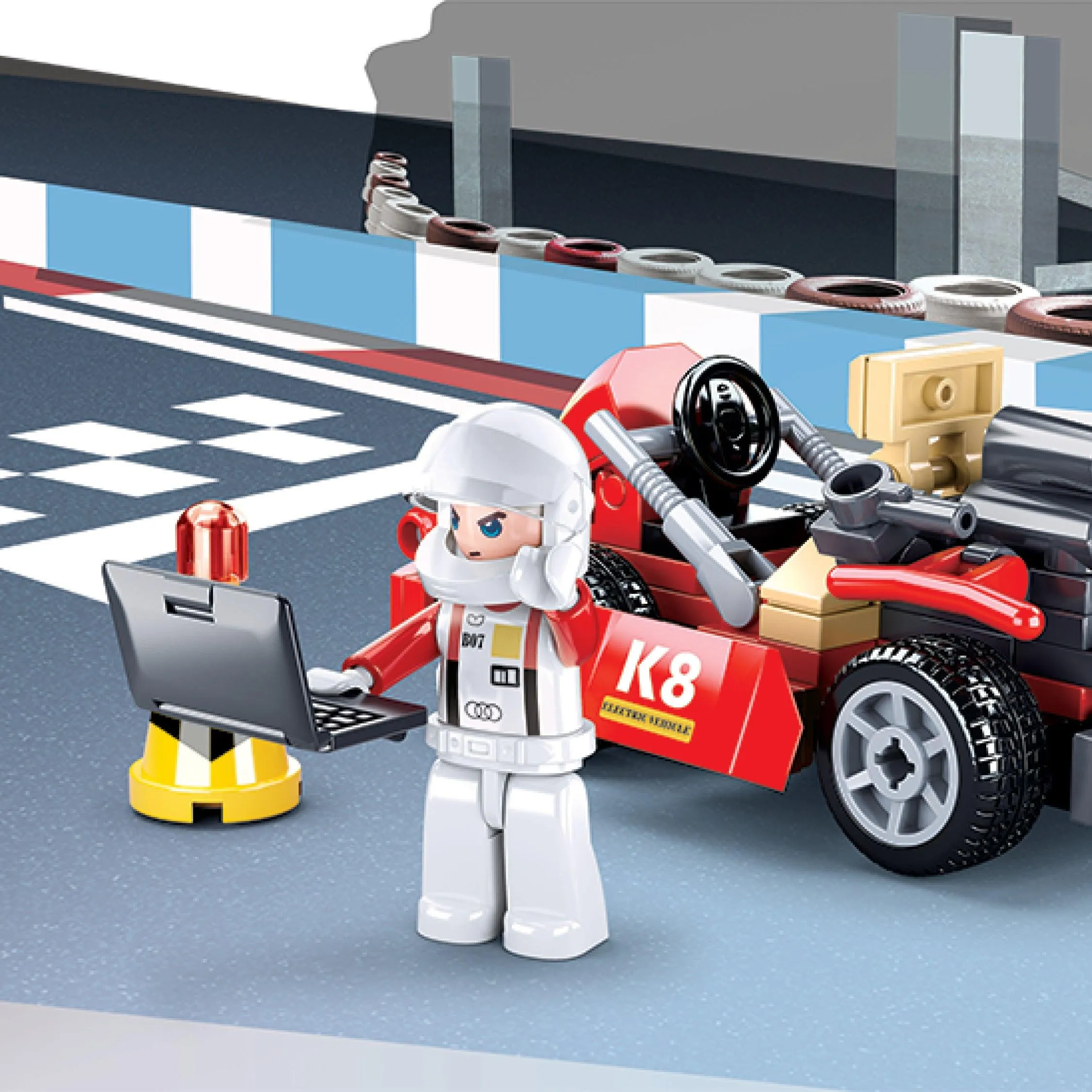 Sluban Karting, Building Blocks For Ages 6 