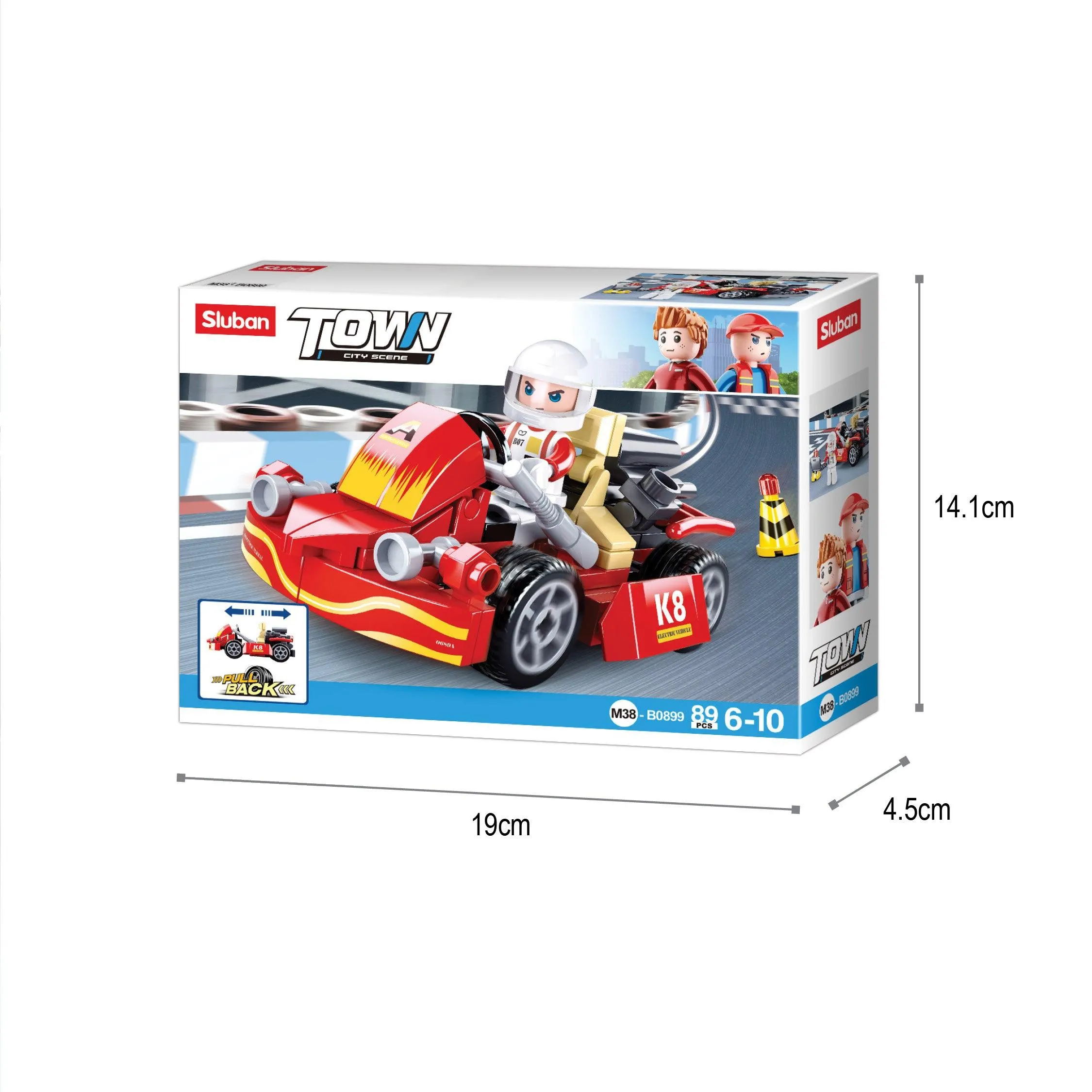 Sluban Karting, Building Blocks For Ages 6 