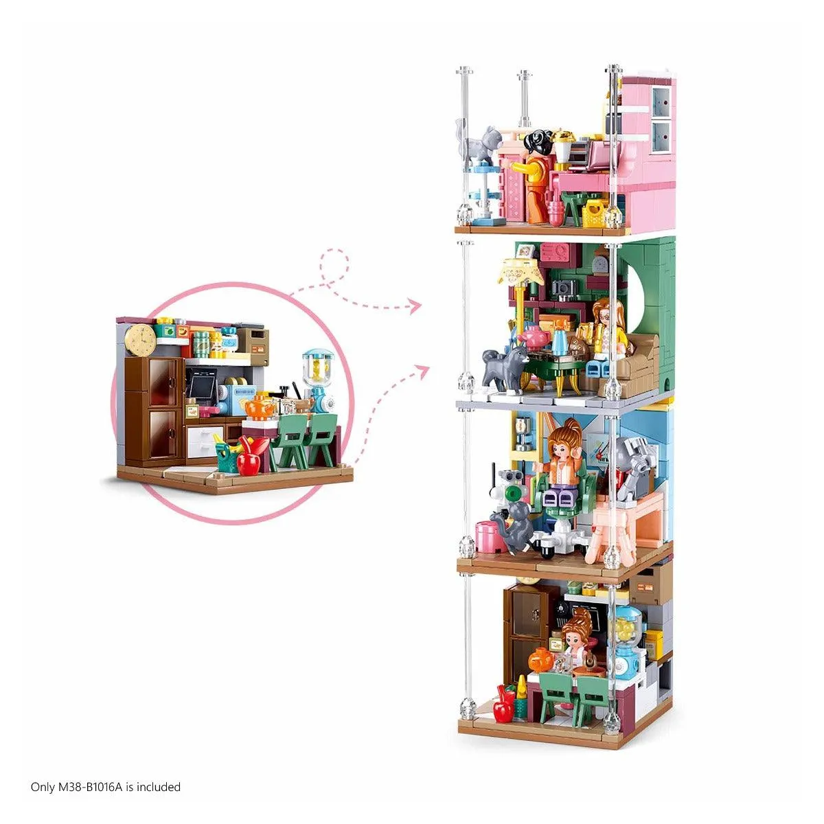 Sluban Kitchen Building Blocks For Ages 8 