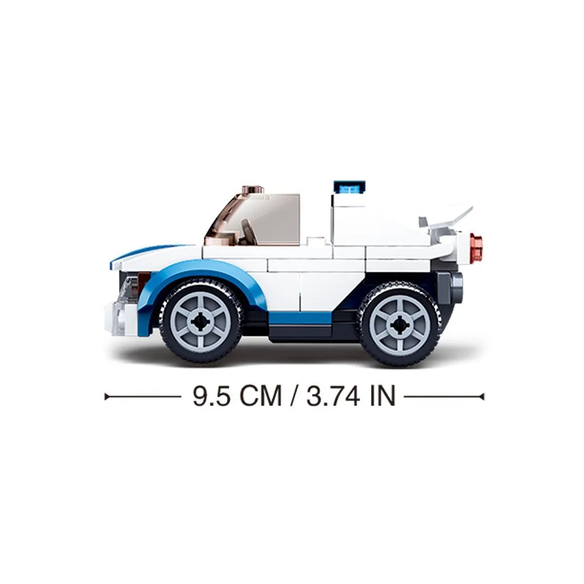 Sluban Police Car Building Blocks For Ages 6 