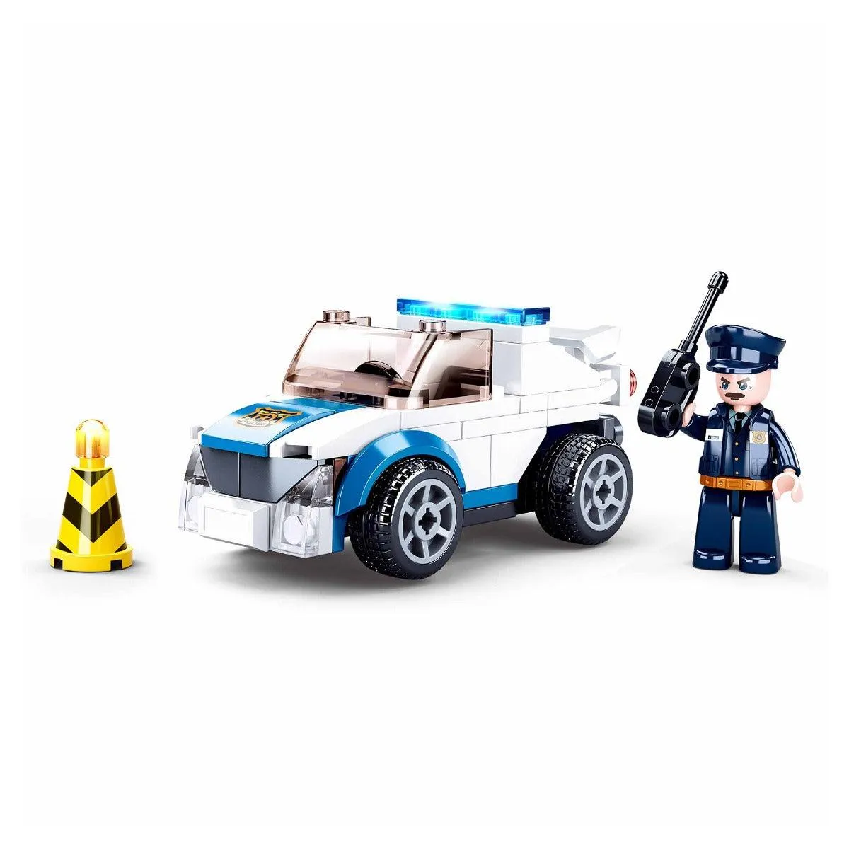 Sluban Police Car Building Blocks For Ages 6 