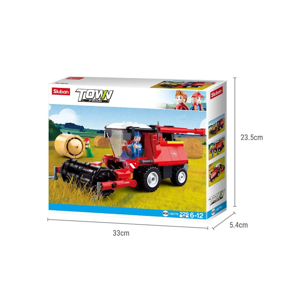 Sluban Town-Harvester Building Blocks For Ages 6 