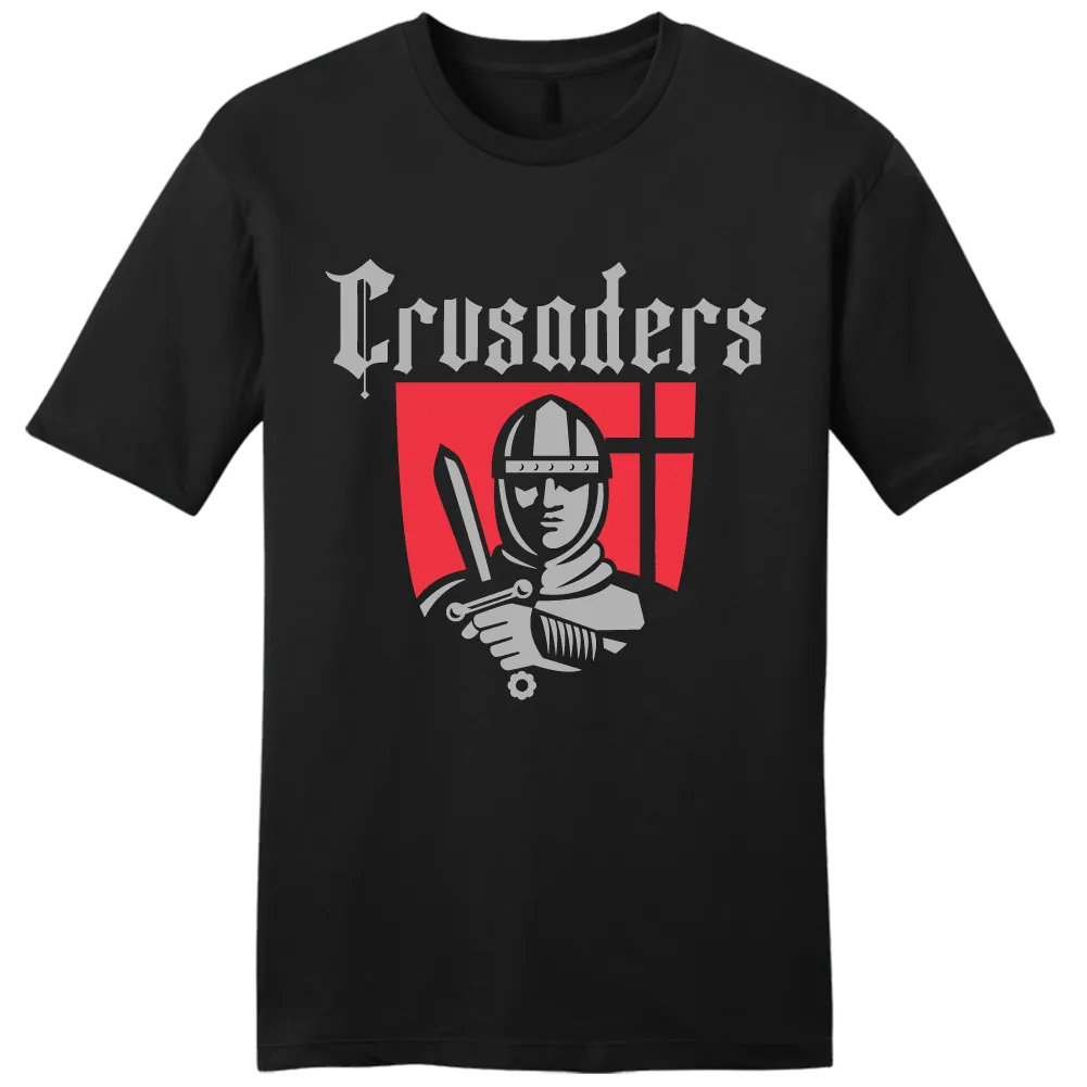 St. Cecilia Crusaders Logo Black