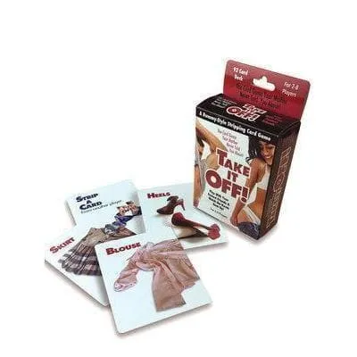 Take It Off Stripping Rummy Couples Foreplay Card Game