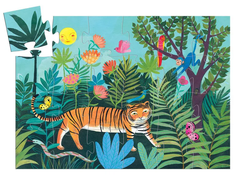 The Tiger's Walk - 24pc Silhouette Puzzle