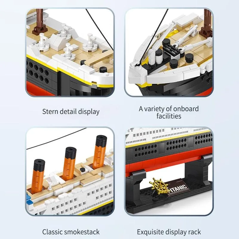 Titanic Ship Building Blocks Set