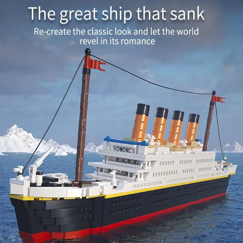 Titanic Ship Building Blocks Set