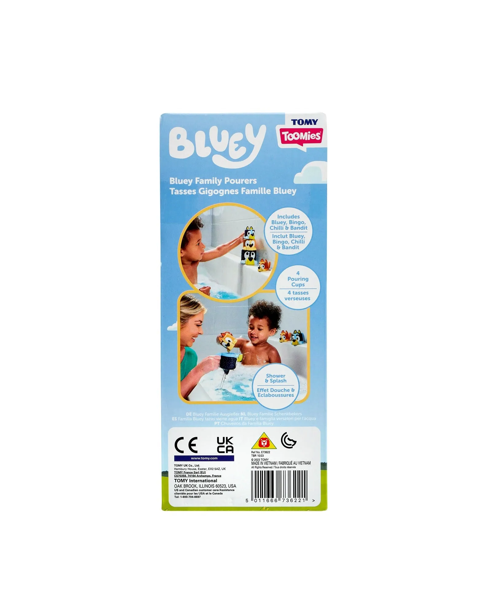 TOMY Blueys Family Pouring Cups