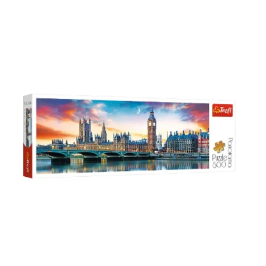 Trefl 500 Piece Panorama PuzzleBig Ben and Palace of Westminster London