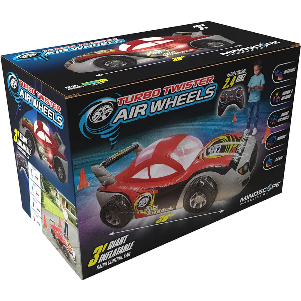 Turbo Twister Air Wheels - 3' Inflatable RC Car - Red