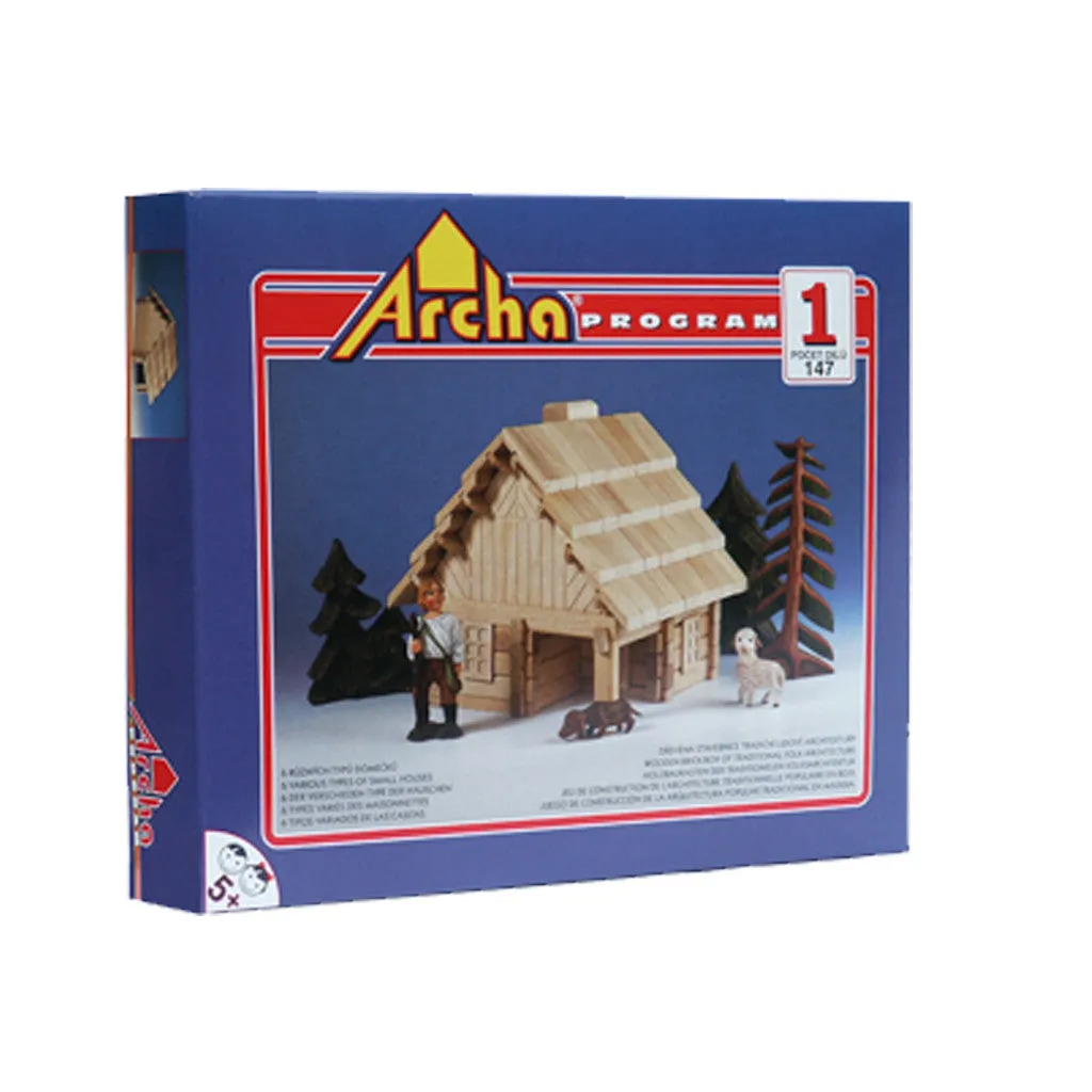 Wooden Building Puzzle - Archa 1