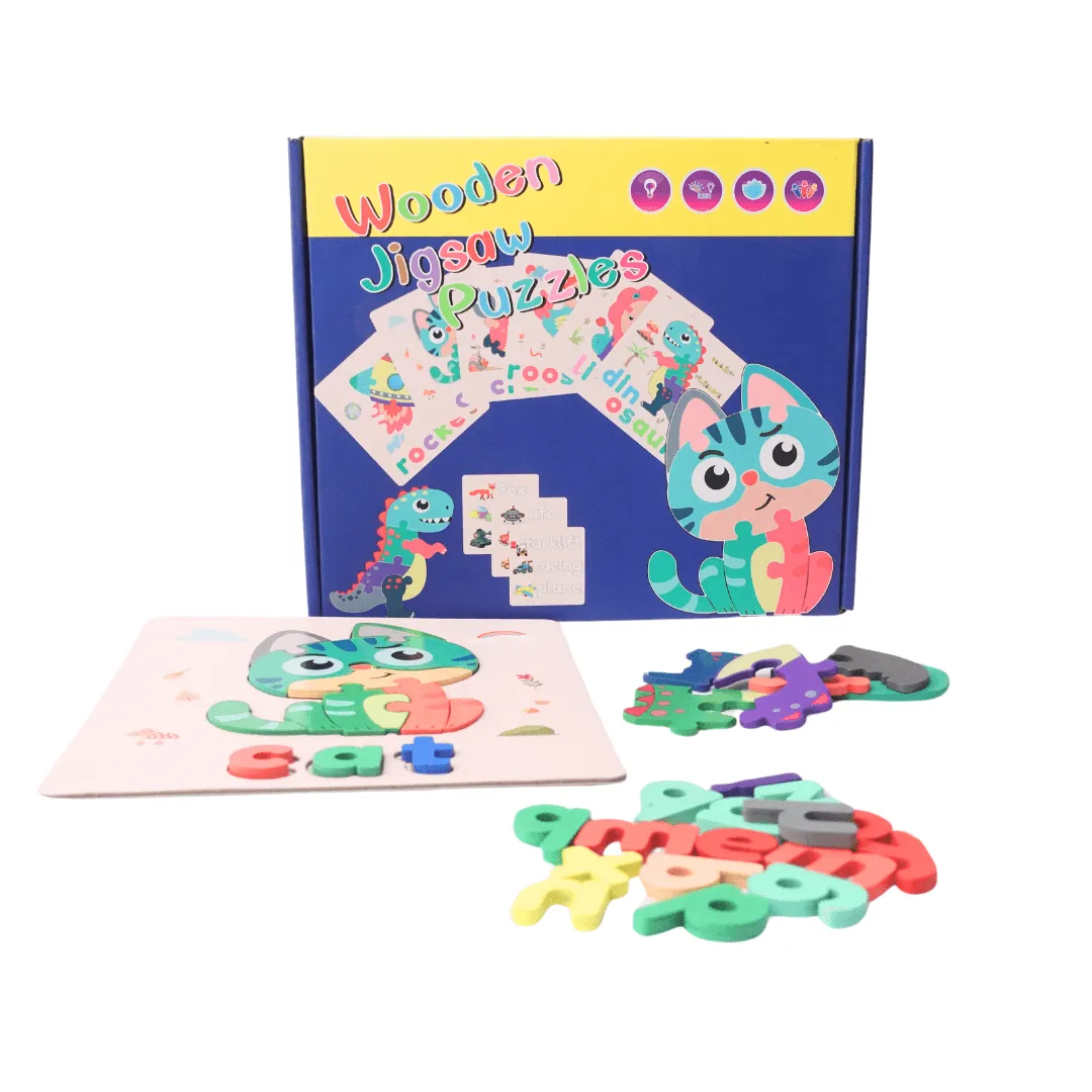 Wooden Jigsaw Puzzle for Kids Age 3 