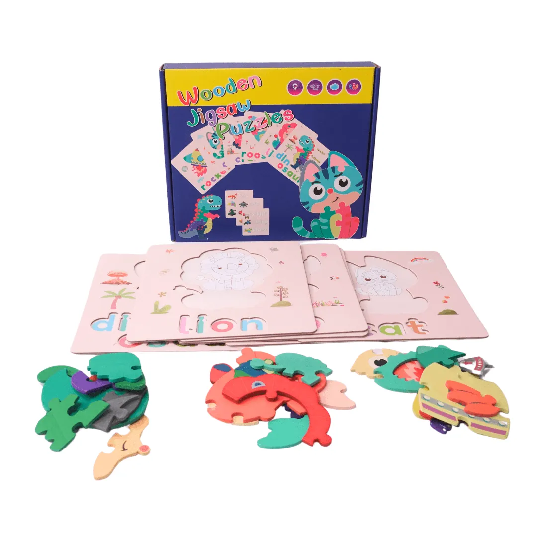 Wooden Jigsaw Puzzle for Kids Age 3 