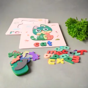 Wooden Jigsaw Puzzle for Kids Age 3 